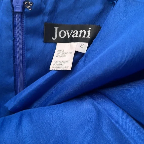 Jovani jewel embellishments NWT Size 6 Cocktail Mini Dress - Picture 5 of 10